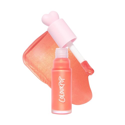 ColourPop Weightless Liquid Blush - Hydrating Cheek Color with Hyaluronic Acid - Glowy Pearl Finish - Perfect Peach (0.3 Fl Oz)