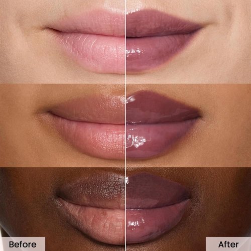 FeiCuiYun Lip Tinted Glowy Balm - Ultra-Hydrating Vegan Lip Serum for Soft, Sheer-Tinted Shine (Plum)