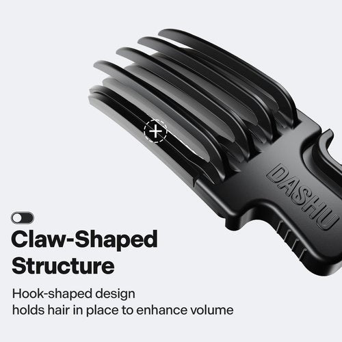 DASHU Daily Volume Pick - Root Lift Comb for Effortless Hair Volume | Heat-Resistant Styling Tool