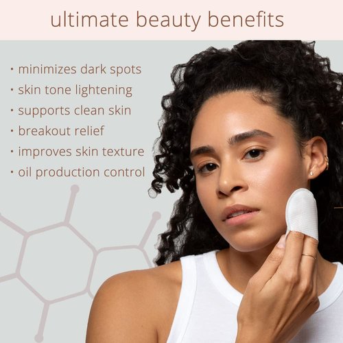 Coffeeface Anti-Aging Moisture Pads - 3-in-1 Exfoliating & Hydrating Skin Treatment | 8 Count | Hypoallergenic