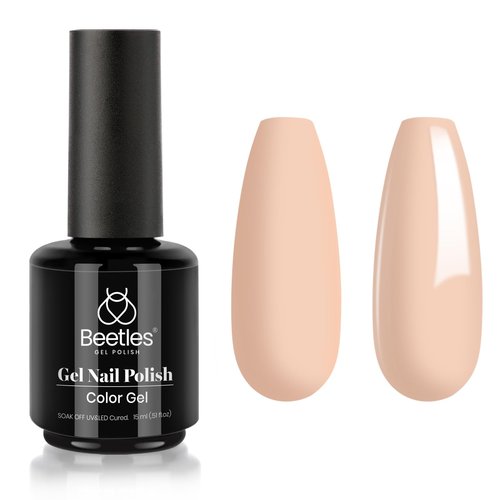Beetles 15ml Natural Gel Polish Pale Nude Color Nail Gel Pink Neutral Soak Off Uv LED Nail Lamp All Season Nail Art Design Manicure Salon DIY Salon