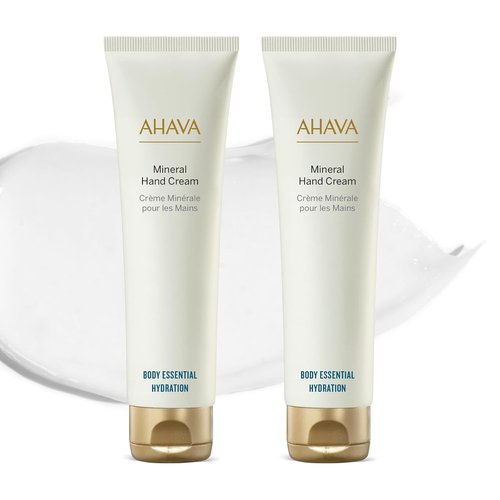 AHAVA Hand Cream Duo | Active Dead Sea Minerals - Value Set of 2 x 150 ML (5.1 Fl Oz Each)