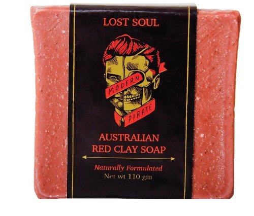 **DEAD SEA Face and Body Soap Trio - Australian Red Clay, Bay Rum Shave + Face Soaps | Smooth, Moisturize, Exfoliate | 3 x 110g Bars**