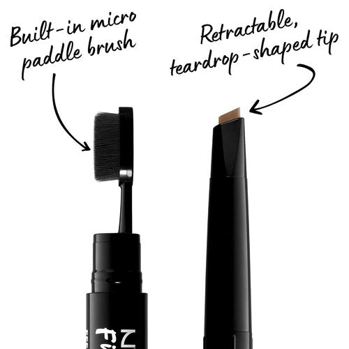 NYX Professional Makeup Eyebrow Pomade Pencil - Fill & Fluff Formula in Taupe Shade