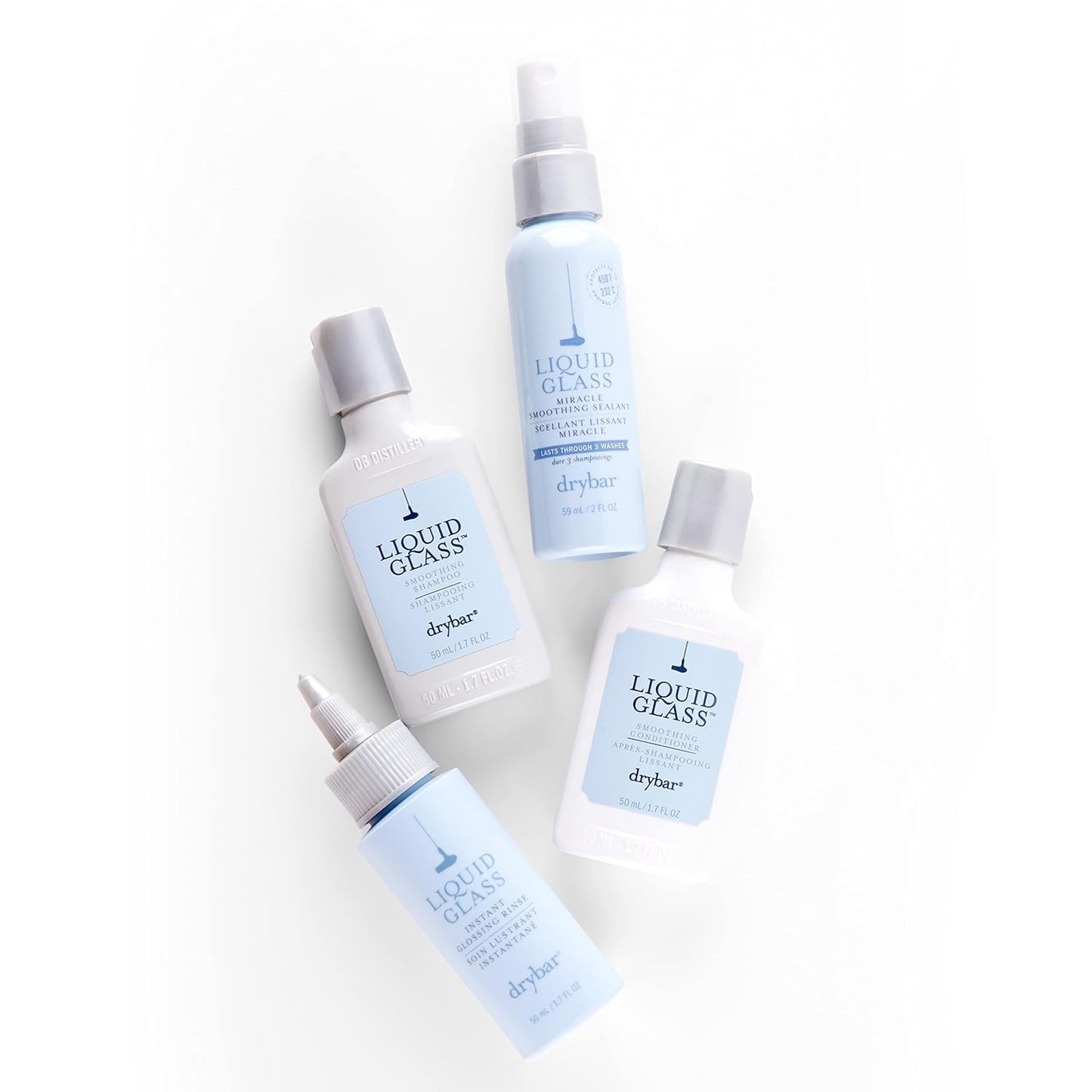 Drybar Glossy Gang On-The-Go Kit - Essential Hair Care Set for Shine & Smoothness