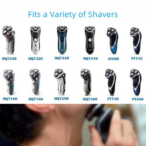 Aquatec HQ8 Replacement Shaver Heads - Compatible Philips Norelco PT720/AT880/AT810 Blades, 3 Pack