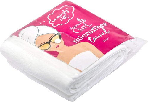 Kozma Curl Microfiber Hair Towel - Large 20 x 37 Inches | Anti-Frizz & Super Soft Hair Wrap