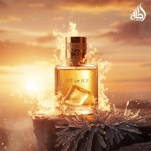 Lattafa Fire On Ice – Fruity, Spicy, Woody, Ambery – Eau de Parfum Spray Long-Lasting Fragrance for Unisex, 3.71 Ounce / 110 ml