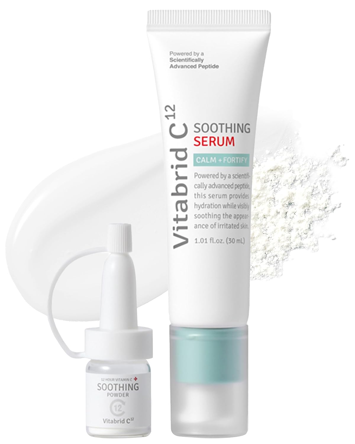 VITABRID C12 Vitamin C Soothing Serum for Acne-Prone Skin - Reduces Redness & Pores - 1.01 fl. oz.