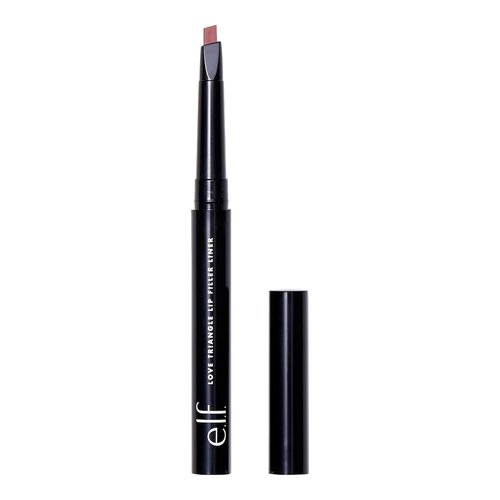 e.l.f. Love Triangle Lip Filler Liner - 2-in-1 Sculpting & Filling Lip Pencil | Long-Lasting Soft Pink Color, Vegan & Cruelty-Free
