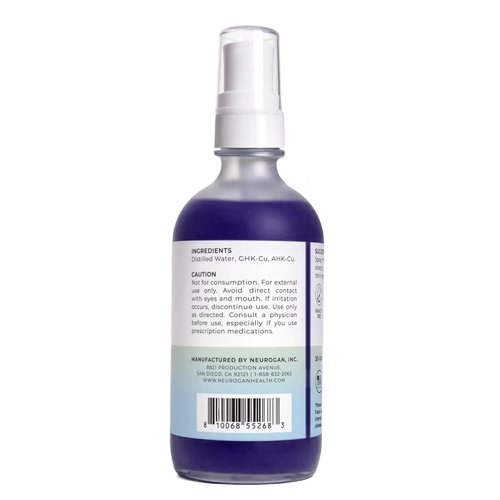 Neurogan GHK-Cu + AHK-Cu Hair Serum Pro - Lightweight Scalp Serum with Dual Copper Peptides | Daily Use