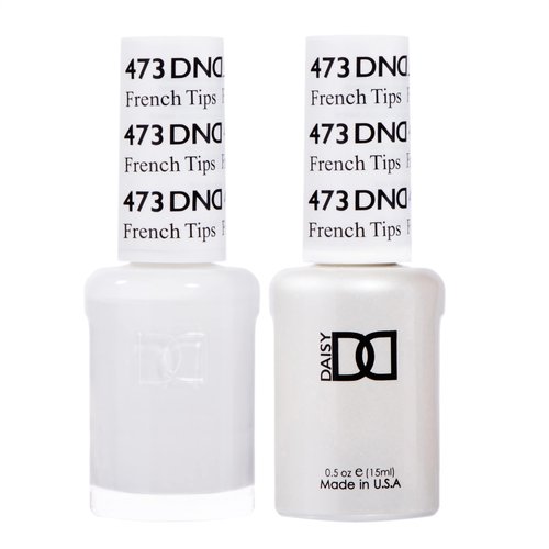 DND Gel Polish Set, White Collection, UV/LED GelPolish and Air Dry Nail Lacquer, Matching Chip-Free Polish Duo, 0.5 Fl Oz Each