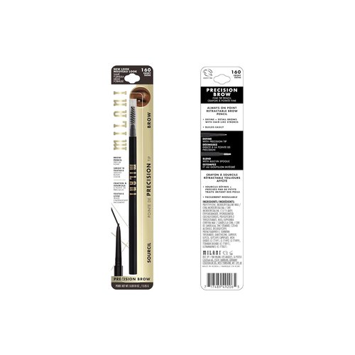 Milani Precision Brow Pencil - Ebony Shade for Perfectly Defined Brows