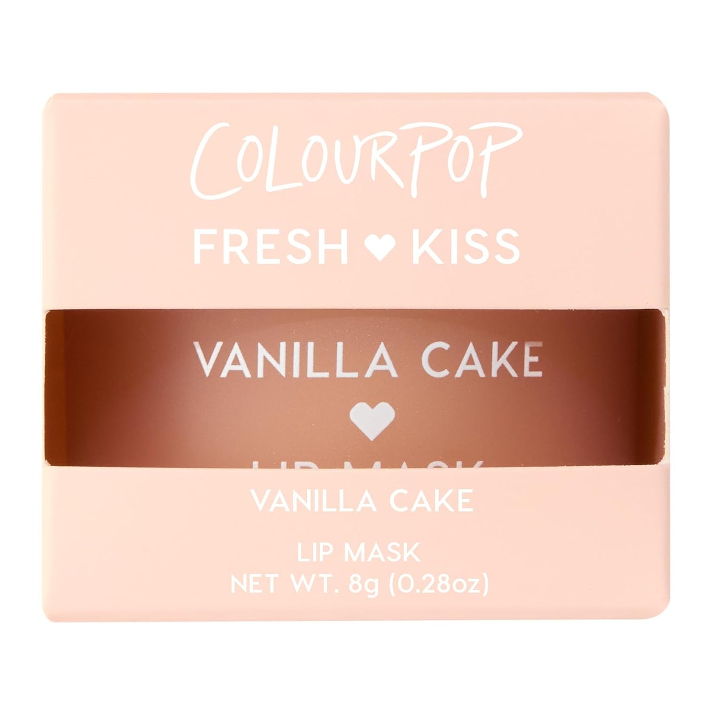 ColourPop Fresh Kiss Lip Mask - Leave-On Moisturizer & Overnight Treatment - Replenishes Dry Lips with Shea Butter & Vitamin E - Vanilla Cake (0.28 oz)