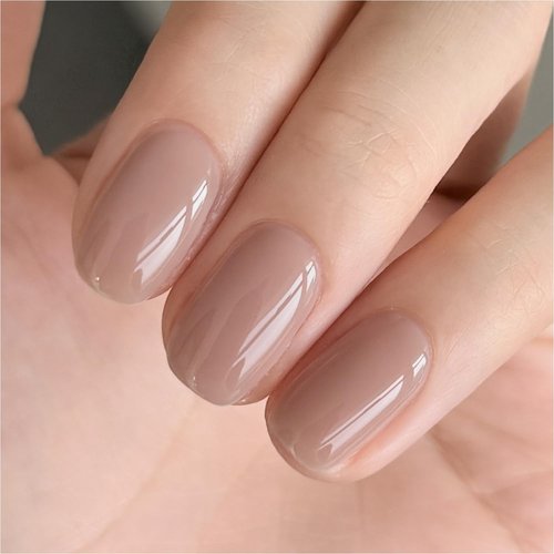 GAOY Nude Jelly Gel Nail Polish, 16ml Sheer Translucent Netural Soak Off Gel Polish, UV Light Cure for Nail Art DIY at Home, 3156 Misty Nude
