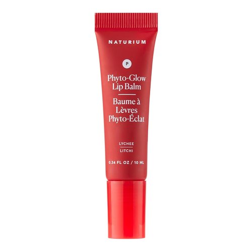 Naturium Phyto-Glow Lip Balm - Hydrating Lip Care with Glossy Finish | 0.34 oz Lychee