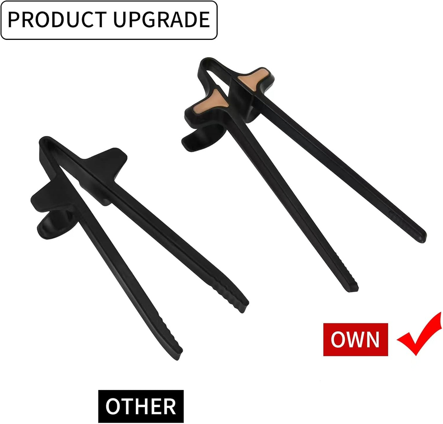 Skiennix Finger Chopsticks - Creative Snack Clips for Gamers | 2-Pack Gamer Accessories