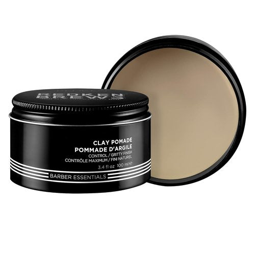 Redken Brews Clay Pomade For Men - High Hold & Matte Finish for Volumizing Fine to Medium Hair