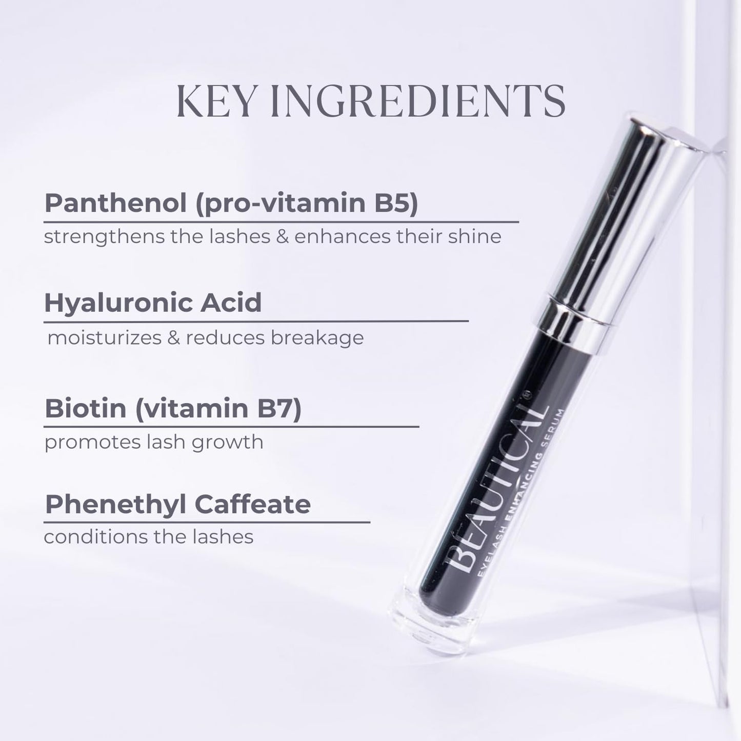 Skiennix Eyelash Serum - Lash Enhancing Formula with Botanical Ingredients for Fuller, Healthier Lashes | 3ml