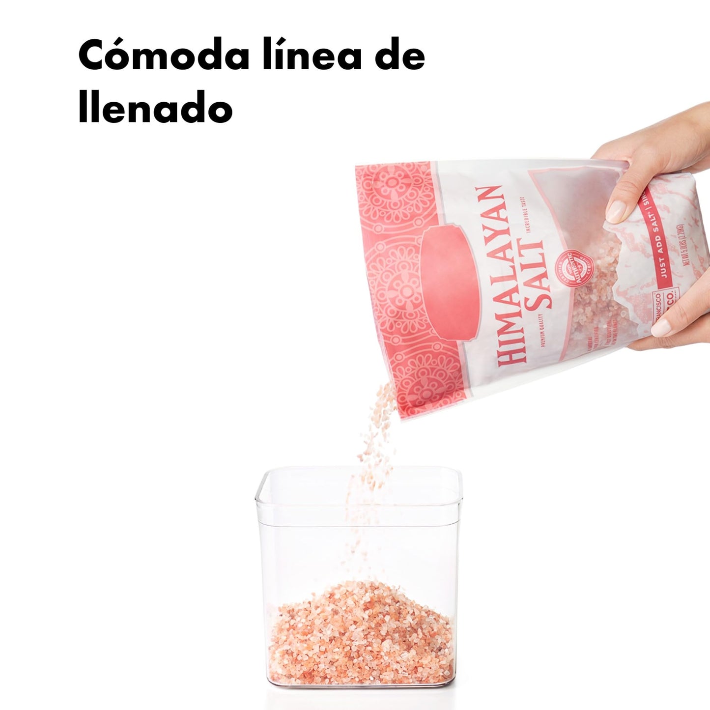 OXO Good Grips POP Container - Airtight Food Storage - Small Square Tall 2.3 Qt Ideal for spaghetti, linguini and lasagna