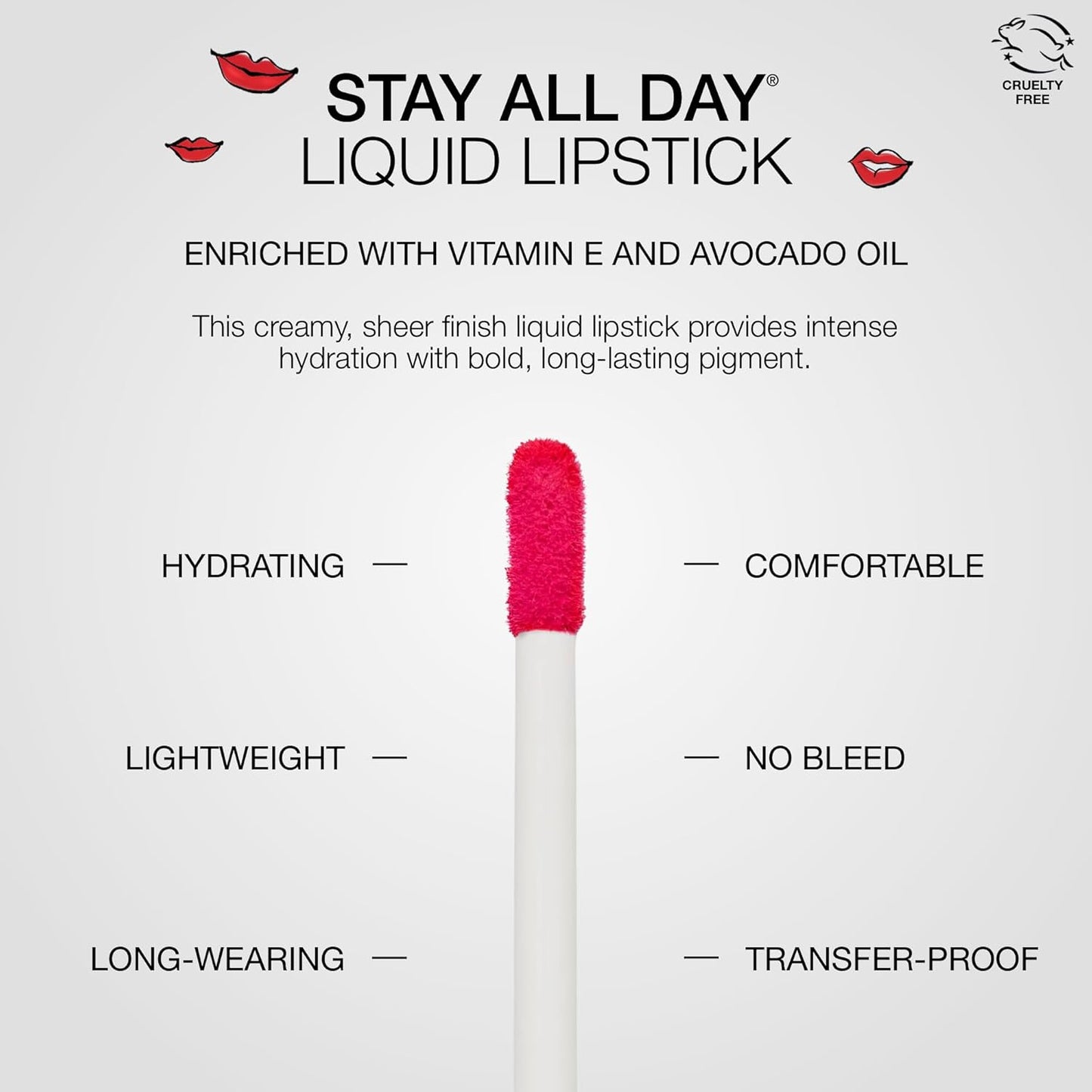 Stila Stay All Day Liquid Lipstick - Sheer & Shimmer Finish for All-Day Wear