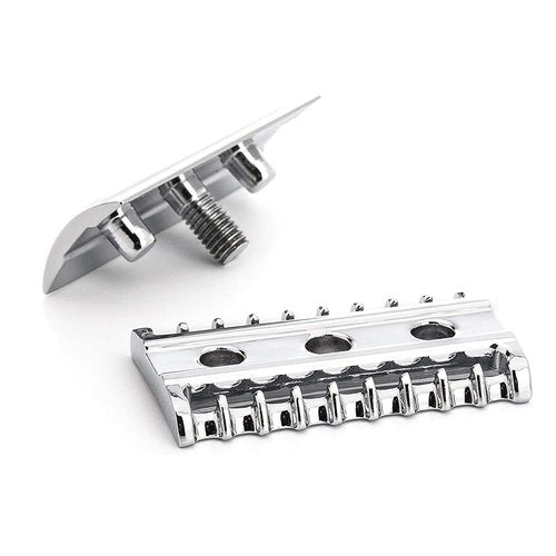 MÜHLE Traditional R41 Double Edge Safety Razor - Open Comb Design for Barbershop Quality Shaves