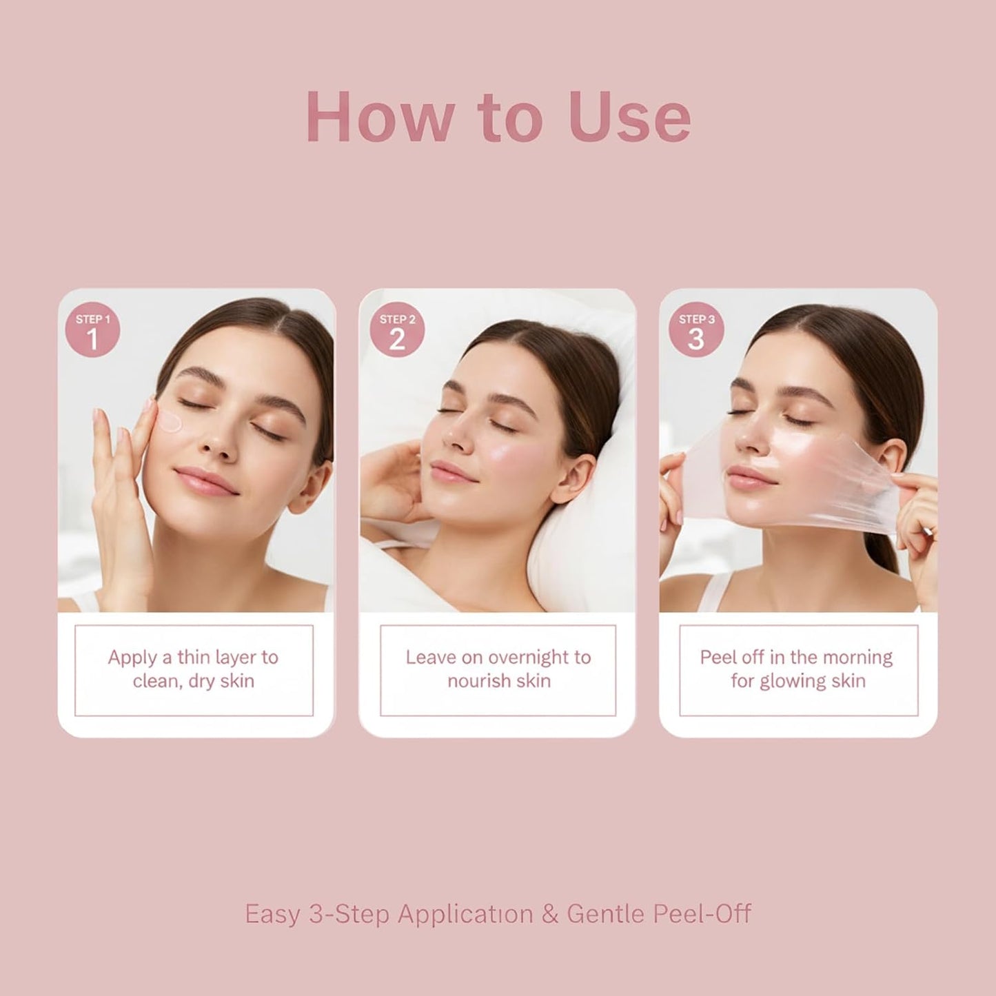 Skiennix Collagen Night Wrapping Mask - Hydrating Peel Off Face Mask for All Skin Types | 2.53 fl. oz.