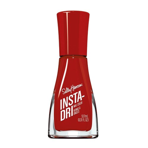 Sally Hansen Insta-Dri Nail Polish - Quick Dry, Long-Lasting, Streak-Free Shine | Opaque Glossy 390 That's A-Blazing! | Fiery Orange-Red Color