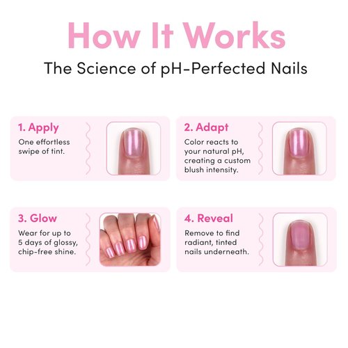 Orly pH Perfector Revitalizing Nail Tint - Color & Care for Flushed Blush Nails | Infused with Vitamin C & E (Cool Blush)