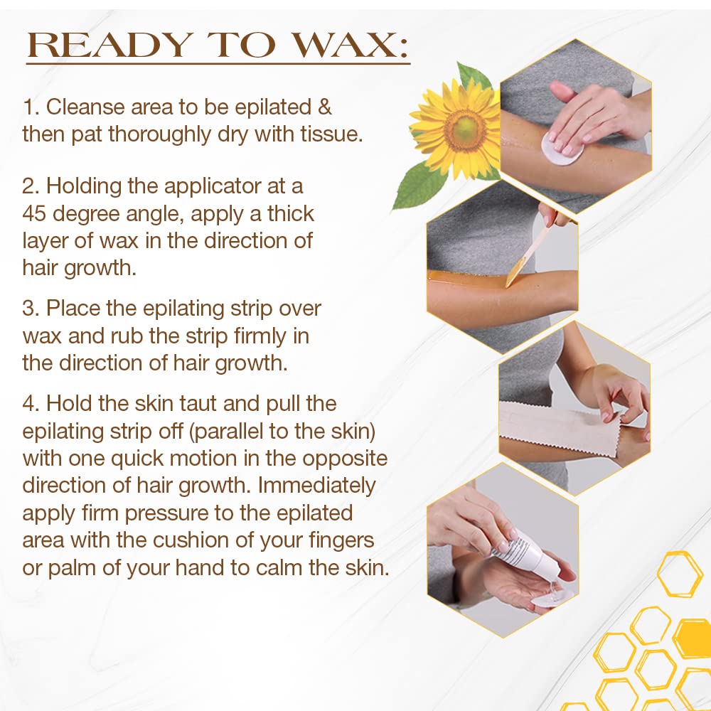 GiGi All Purpose Honee - Microwave Hair Removal Wax, 8 Ounces