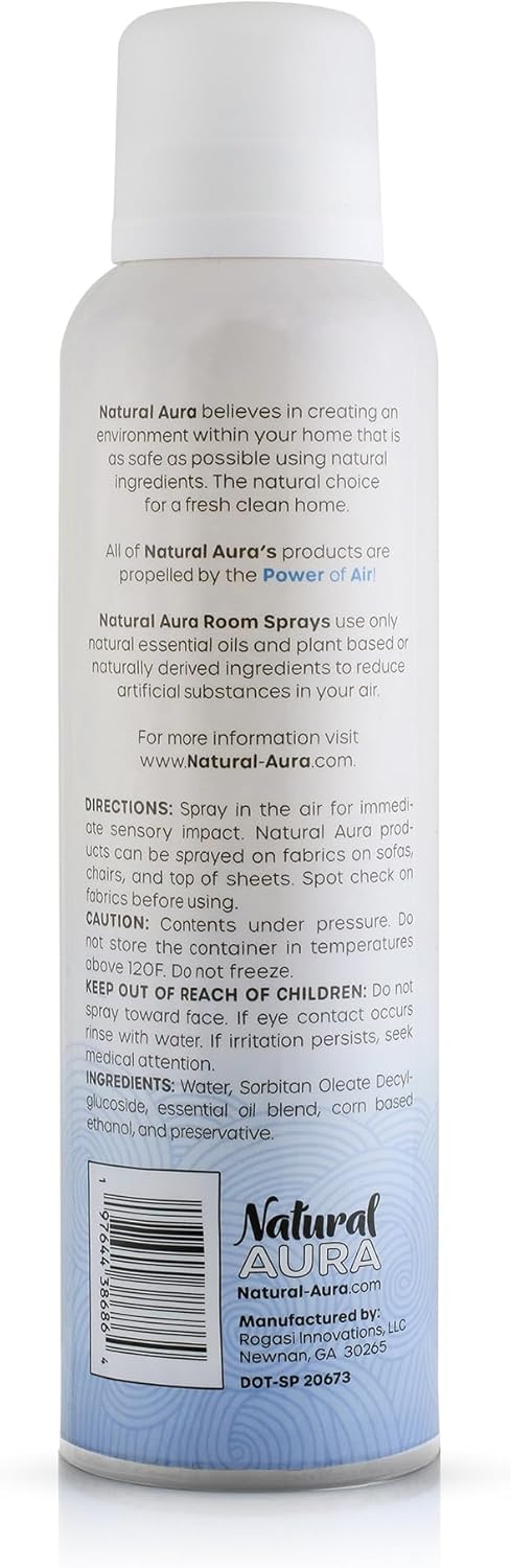 Vanilla Bean Room Spray - 100% Plant-Based Aromatherapy - Non-Toxic & Safe for Kids and Pets - 6 oz.