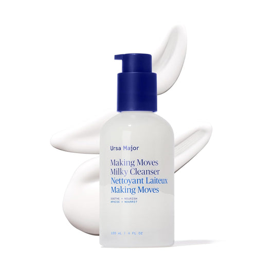 Ursa Major Milky Cleanser - Natural Vegan Daily Cleanser for Normal to Dry Skin | 4 oz