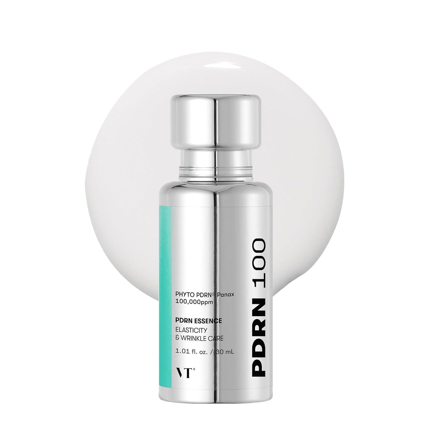 VT COSMETICS PDRN 100 Essence - Intensive Glow Serum for Skin Restoration & Plumping | 1.01 fl. Oz.