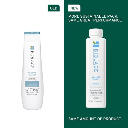 Biolage Volume Boost Shampoo & Conditioner Set - Lightweight Formula for Fine Hair | Paraben & Silicone-Free