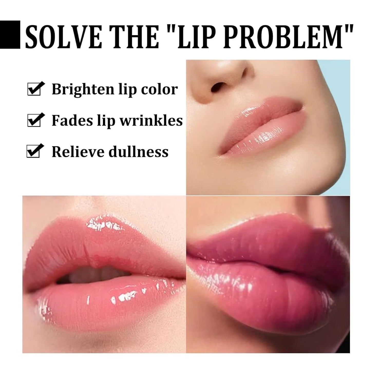 Skiennix Collagen Lip Booster Serum - Plumping & Anti-Wrinkle Treatment for Smooth, Youthful Lips