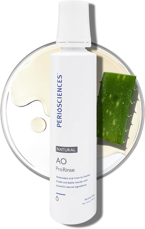 PerioSciences AO ProRinse Mouthwash - Natural Antioxidant Formula for Orthodontics | Fluoride-Free, 10 Fl Oz