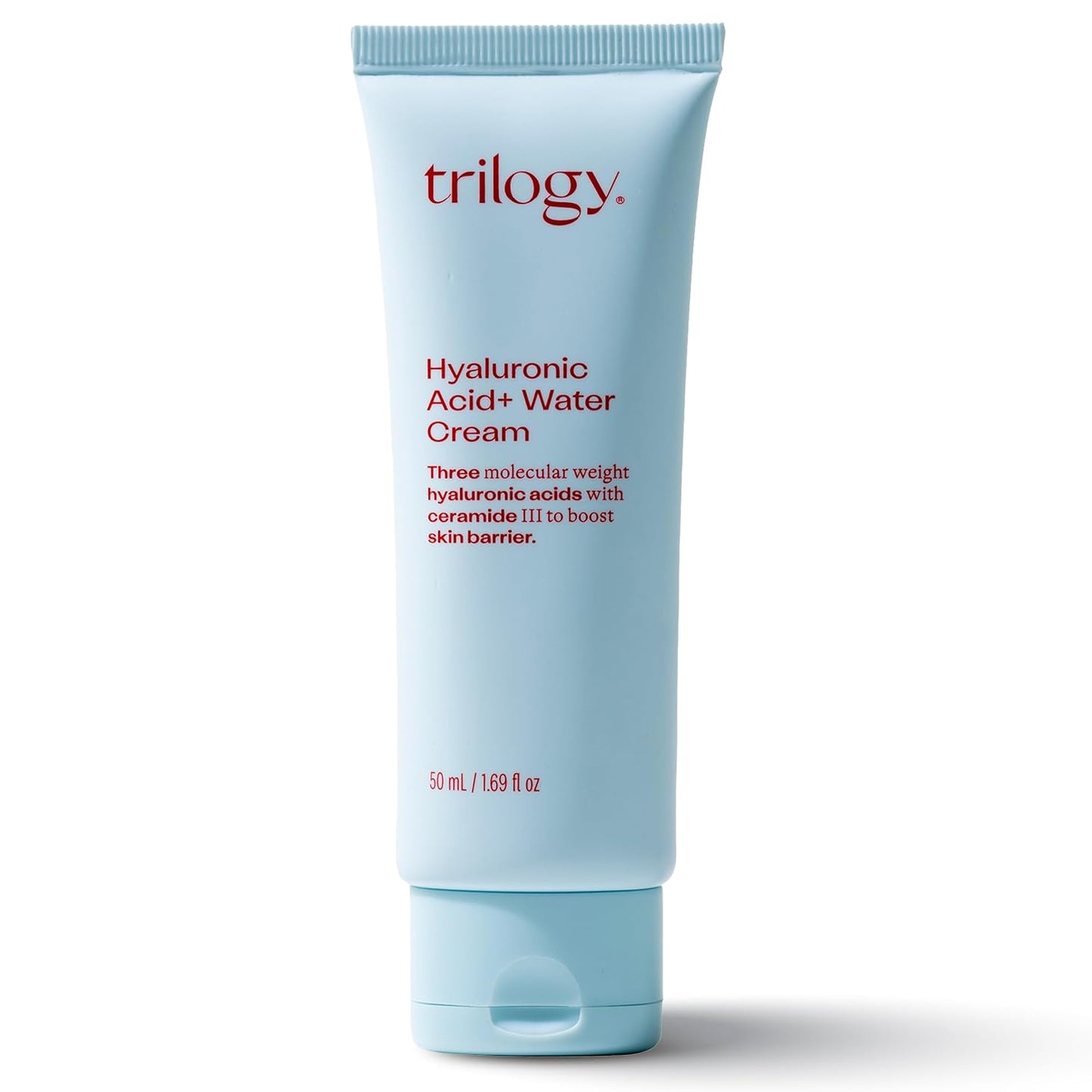 Trilogy Hyaluronic Acid+ Water Cream - Lightweight Hydration with Ceramides & Glycoin | 1.69 fl oz
