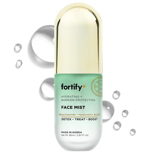 Fortify Skincare Niacinamide & Hyaluronic Acid Face Mist - 3-in-1 Hydrating & Soothing Spray - 2.87 Oz