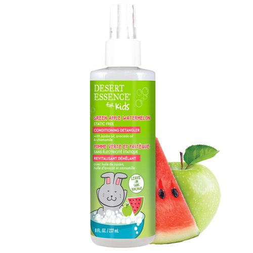Desert Essence Kids Conditioning Detangler Spray - Vegan, Gluten-Free, Cruelty-Free | 8.0 fl oz - Smooth, Shiny Hair