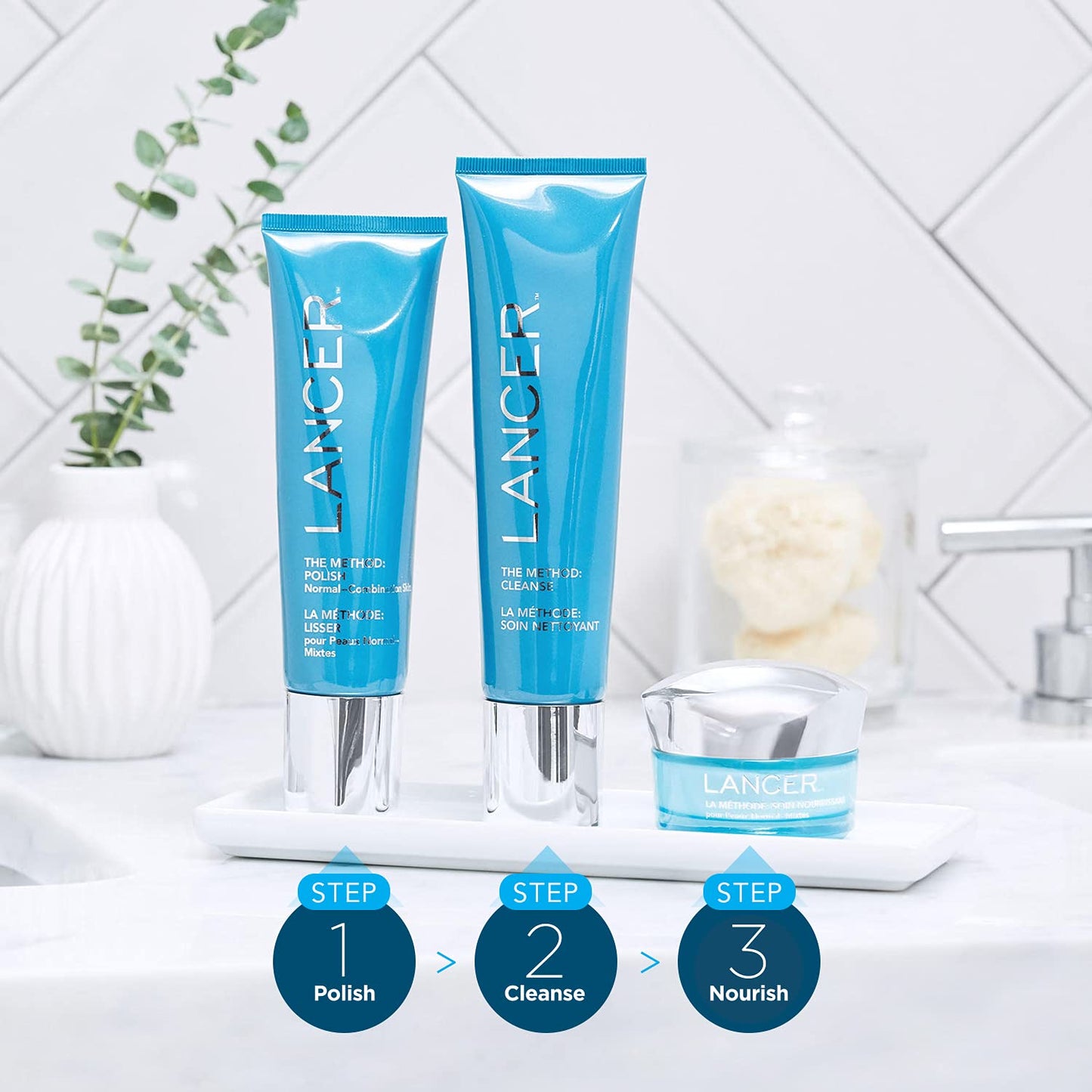 Lancer Skincare The Method - Nourishing Facial Moisturizer for Normal/Combination Skin | Bonus Size 3.4 oz