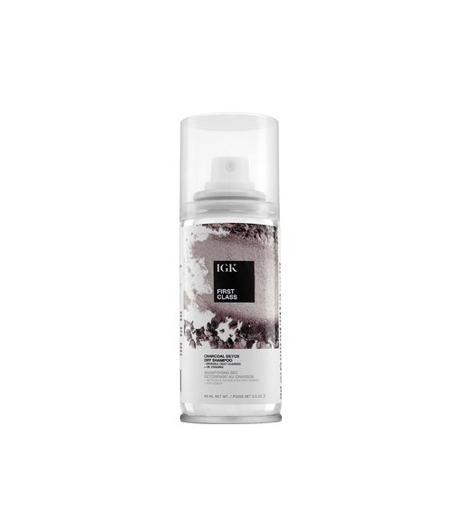 IGK FIRST CLASS Charcoal Detox Dry Shampoo - Deep Cleansing & Odor Absorbing | Adds Volume | 2 Oz
