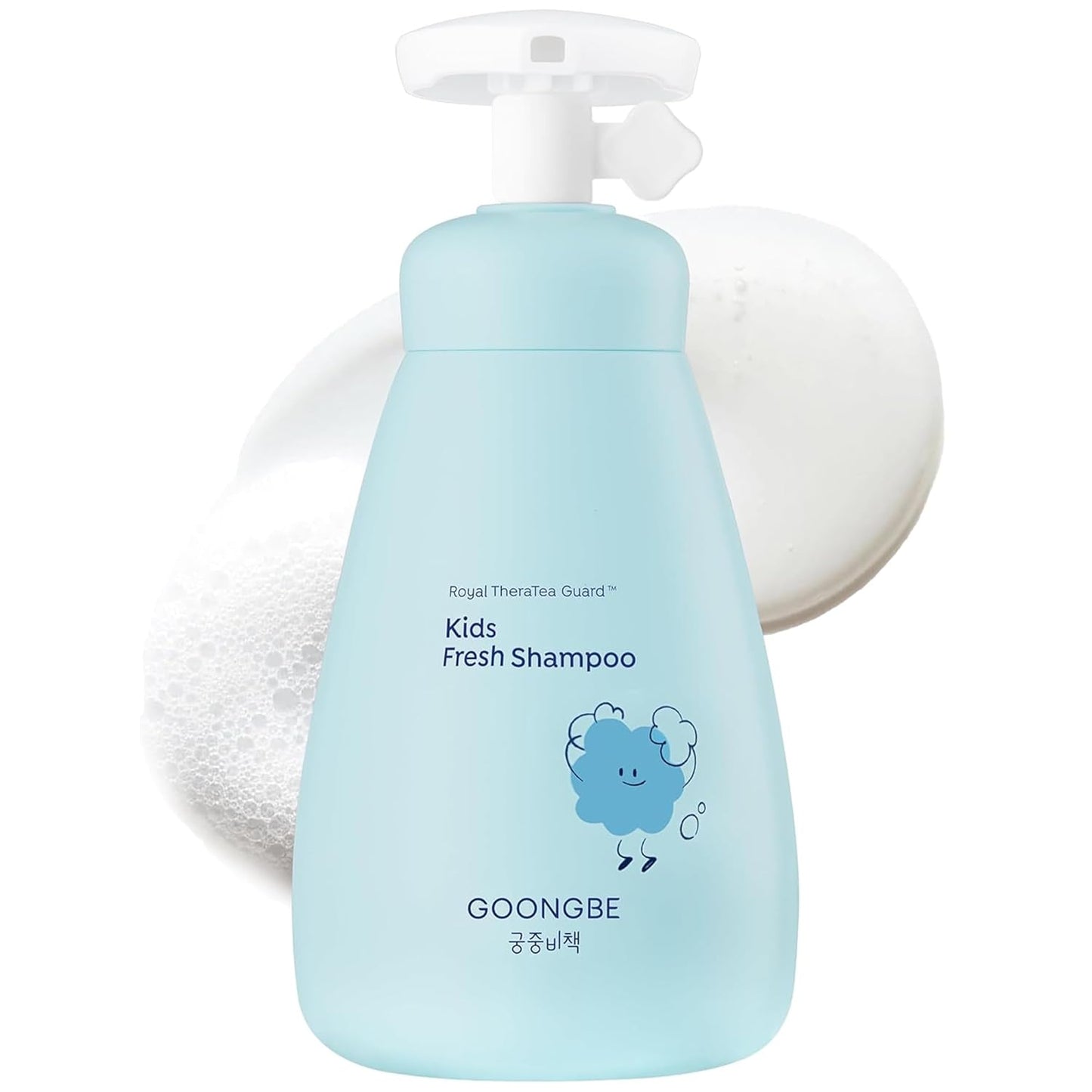 GOONGBE Kids Fresh Shampoo - Deep Cleanse for Oily Scalp with Moringa Extract - Silicone-Free, 10.1oz