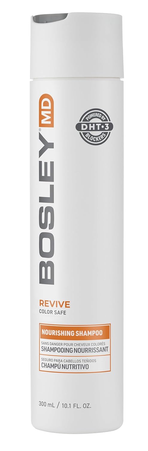 BosRevive Nourishing Shampoo for Thinning Hair - DHT Blocker, Sulfate-Free, Vegan with Biotin & Saw Palmetto | 10.1 Fl Oz