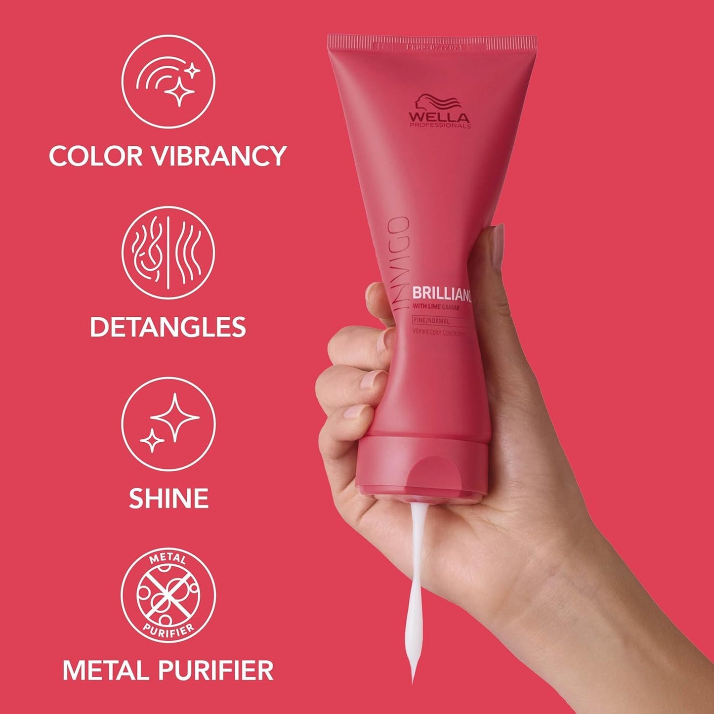 Wella Professionals Invigo Brilliance Shampoo & Conditioner Set - Color Protection for Fine Hair