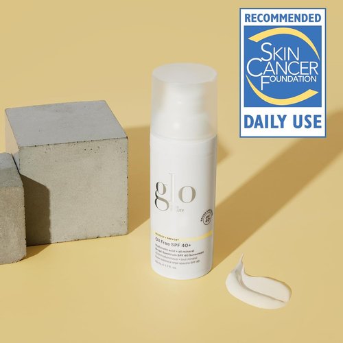 Glo Skin Beauty Mineral Sunscreen SPF 40 - Oil-Free Hydrating Face Moisturizer with Zinc Oxide & Hyaluronic Acid | 1.7 Fl Oz