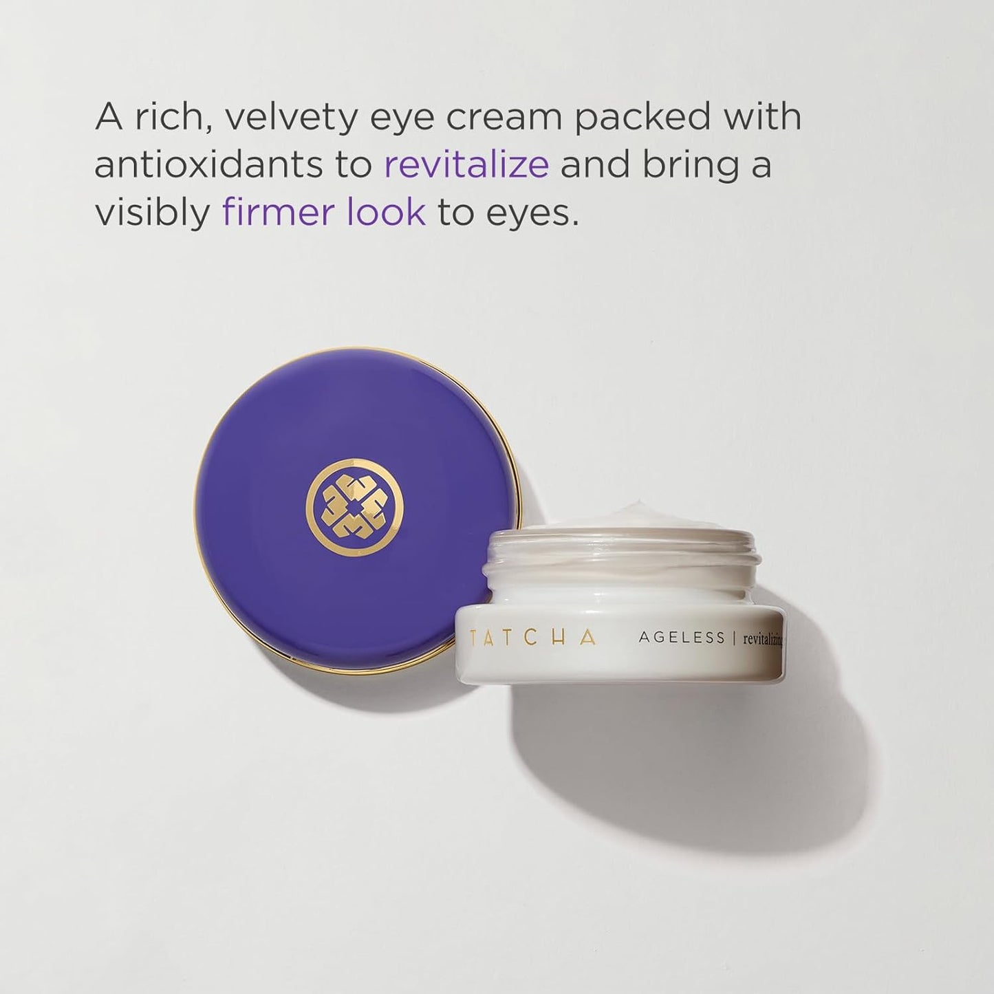 TATCHA Ageless Revitalizing Eye Cream - Cruelty-Free Formula to Reduce Fine Lines & Dark Circles | 15 ml / 0.5 oz