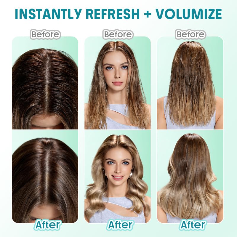 Sheglam Travel Dry Shampoo Gel - Non-Aerosol Formula for Oily Hair | Instantly Refresh & Volumize | TSA Approved | 2.36 fl oz