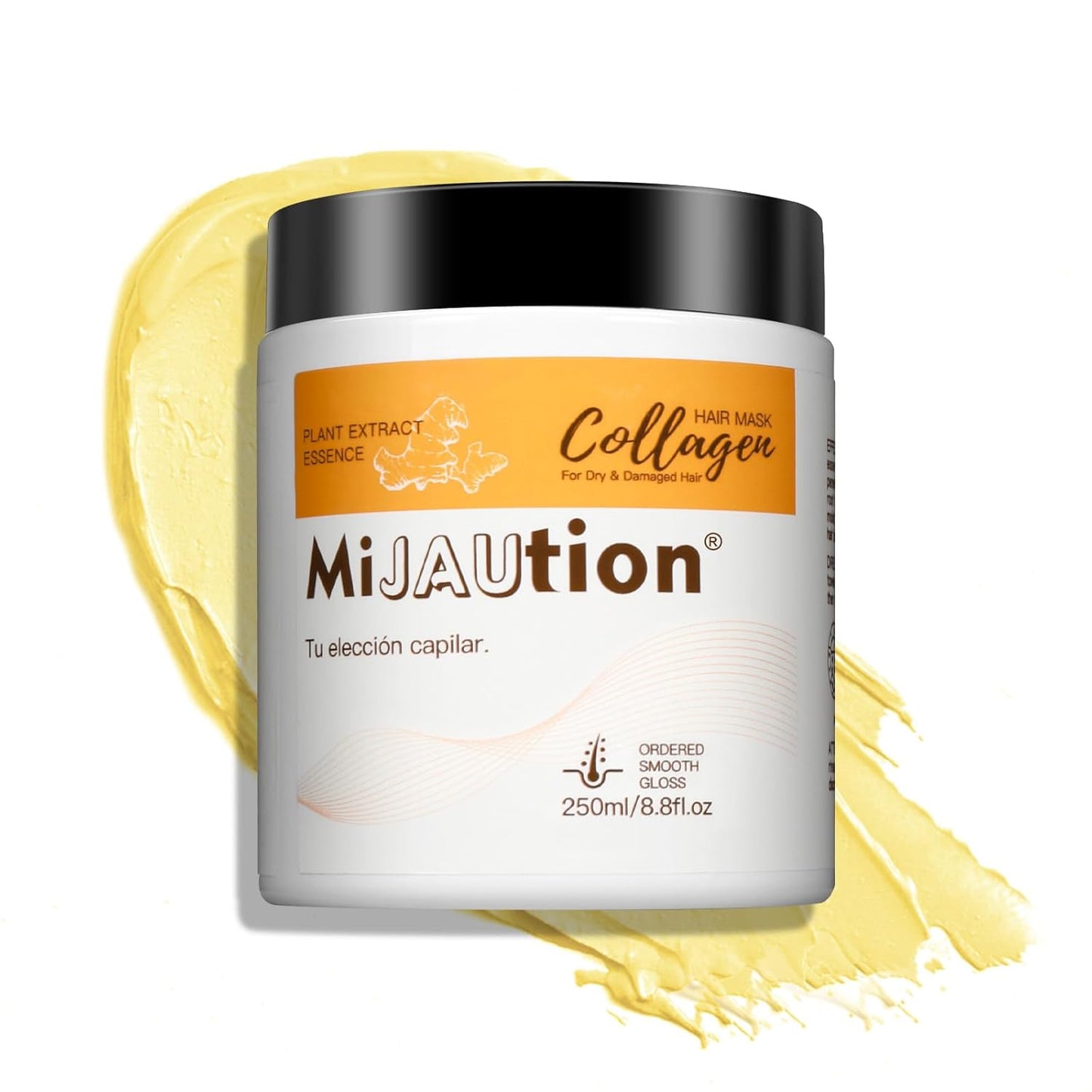 Skiennix Collagen Hair Mask - Deep Repair Treatment with Argan Oil for Dry, Damaged Hair | 250ml / 8.45 fl oz
