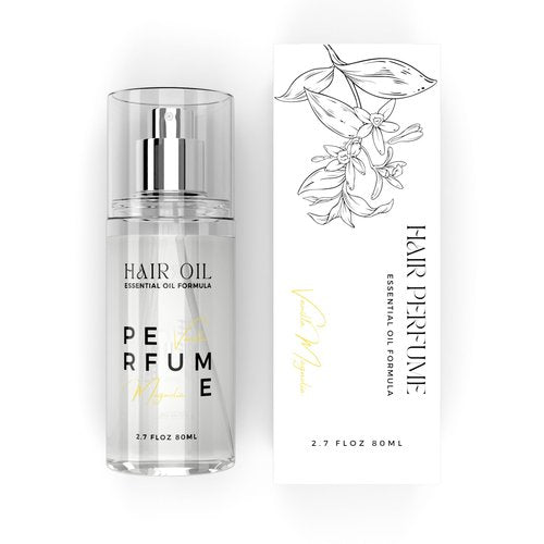 Hair Perfume Oil for Women (Vanilla Magnolia), Argan Oil Heat Protection Spray for Dry, Damaged, Firzzy Hair Care, Long Lasting Fragrance Mist with Keratin & Elastin for Nourishing & Smooth 2.7 fl oz