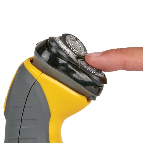 Remington Rotary Shaver 5100 - Virtually Indestructible Electric Razor for Men | 100% Waterproof, Yellow